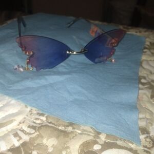 Butterfly Wing Gradient Sunglasses